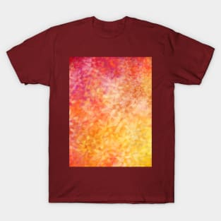 Vibrant Fall Autumn Leaves Pattern T-Shirt